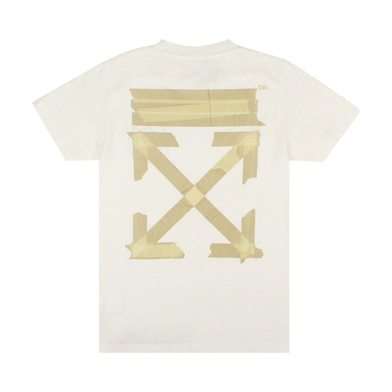 Off-White Tape Arrows Short Sleeve Oversized White Tee SS21
