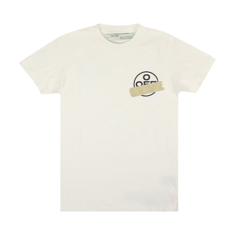 Off-White Tape Arrows Short Sleeve Oversized White Tee SS21