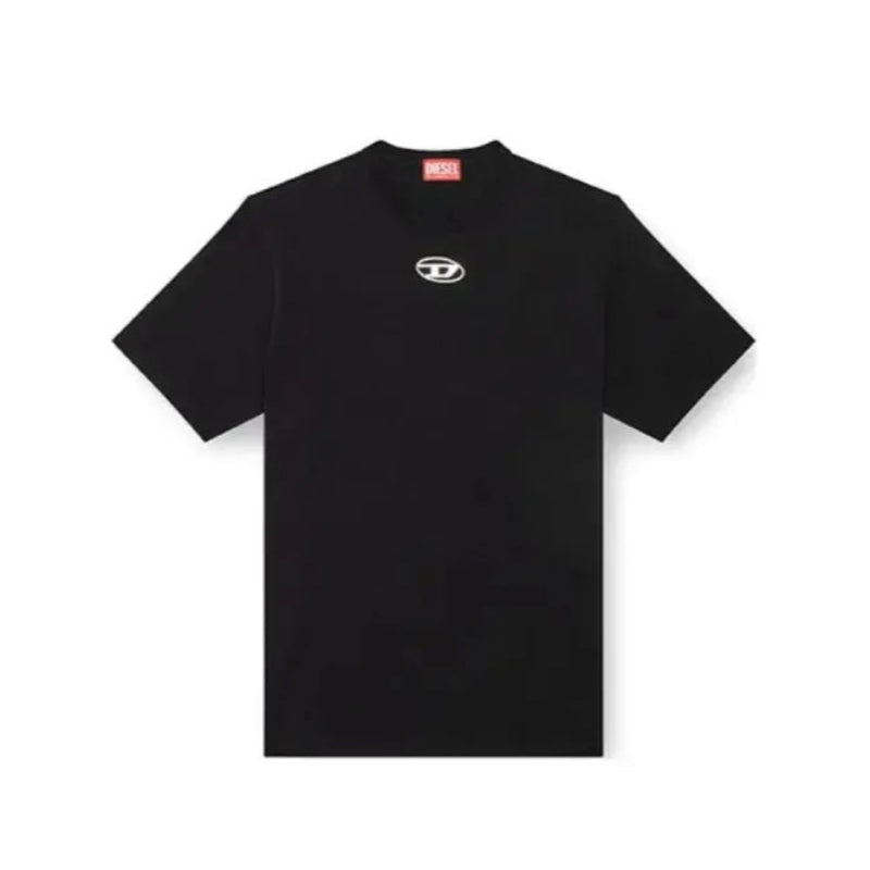 DIESEL SS25 Oval-D Metal Logo Tee