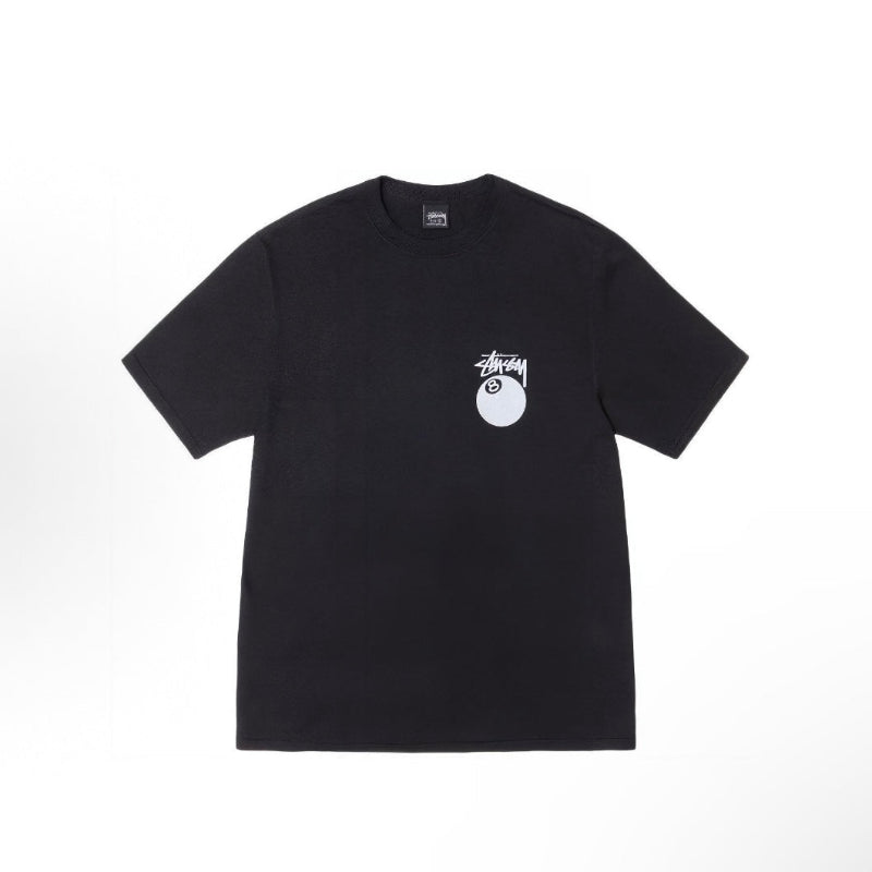 Stussy 8 Ball Pigment Dyed Black Tee
